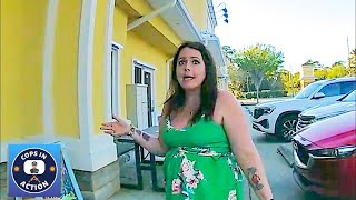 When Entitled Karen Orders Meal, Expects Facebook Friends to Pay Her Tab | Police body cam Footage