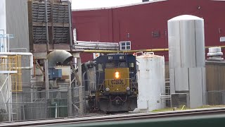 I Was Filming a CSX Train Then This Happened! GP40-3 SpongeBob Unit! New Rebuilt CSX AC44CM Engine!