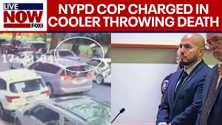 NYPD officer charged in cooler throwing death of fleeing suspect Eric Duprey | LiveNOW from FOX