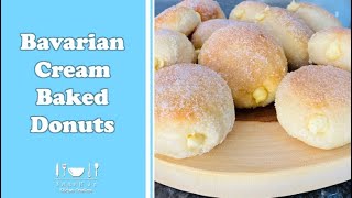 Bavarian Cream Baked Donuts