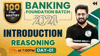 Banking Foundation Batch 2024 | Bank Reasoning Syllabus | Reasoning for Banking Exam | By Sachin Sir