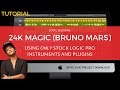 Making A Beat: ‘24k Magic’ (Remake) / Bruno Mars Tutorial / Logic Pro Music Production