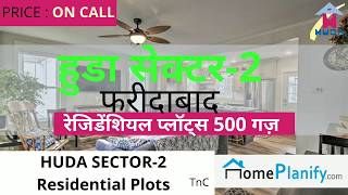 HUDA plots , Sector 2 Faridabad