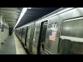 IND Fulton Street Line: Manhattan-bound R68 A Express Train@Euclid Avenue