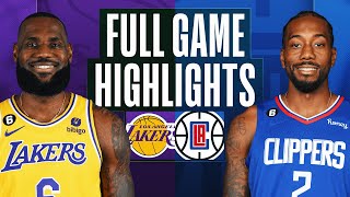 LAKERS at CLIPPERS | FULL GAME HIGHLIGHTS | April 5, 2023