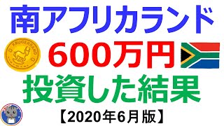 【600万円投資した結果は？】南アフリカランド円投資の実績を全公開！今後の見通しも！《2020年6月》