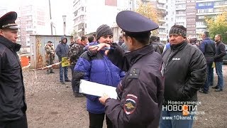 Спор за территорию: новокузнечане не дали пройти технике на стройку