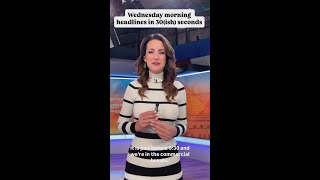 Melissa Holmes’ morning headlines in 30(ish) seconds