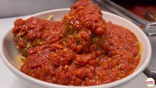 Buca di Beppo’s Half Pound Meatballs “Respect The Chain” with Sam E. Goldberg