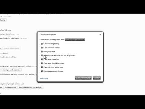 Chrome - How To Delete History, Cookies, And Temporary Internet Files Chrome - How To Delete History, Cookies, And Temporary Internet Files