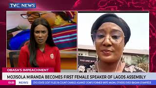 BREAKING: Meranda Becomes First Female Speaker Of Lagos Assembly