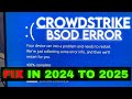 Crowdstrike Below Up The Internet|How To Fix Windows Crowdstrike Error BSOD falcon Sensor