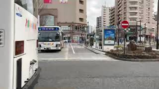 いすゞエルガミオ京成タウンバスTO86立石駅入口・青砥駅入口・亀有新道経由亀有駅行き亀有駅8時15分到着