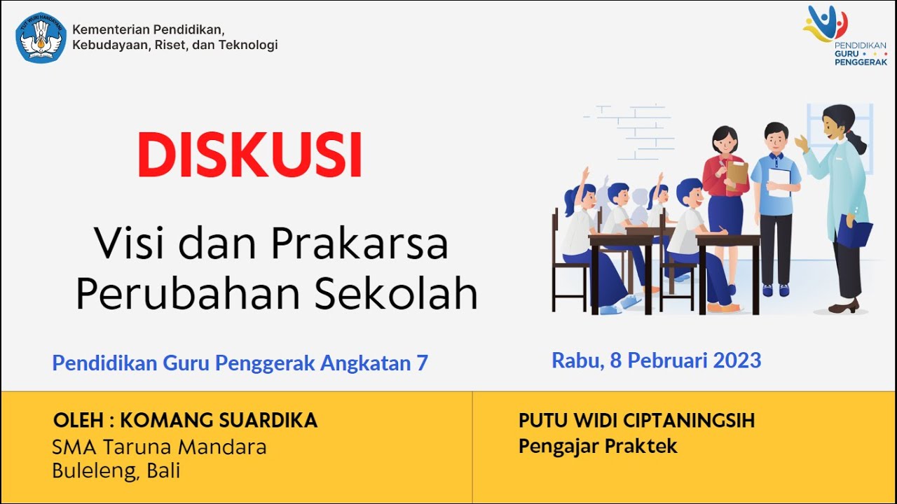 Pendampingan Individu 2 Diskusi Visi Dan Prakarsa Perubahan - Guru ...