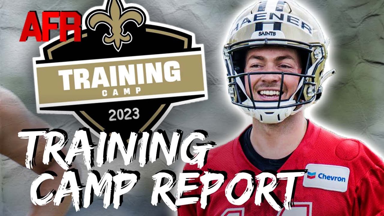 Saints Camp Report: Rookie QB Jake Haener WOWS!!! - YouTube