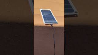 Temu solar panel charging my power bank