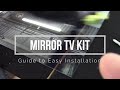 frame mirror tv kit installation instructions