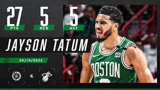 Jayson Tatum with an ELECTRIC 27 PTS to lead Celtics over the Heat 😤🔥