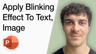 How To Apply Blinking Effect To The Text, Image In Ms Powerpoint Emphasis Effect (Full 2025 Guide)
