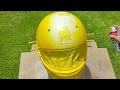 缶スプレー塗装と水転写シートでdiy f1角田 裕毅 選手 2024 レプリカ ヘルメット vcarb yuki tsunoda helmet diy paint challenge