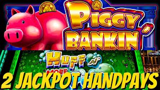 SEVERAL BONUSES and JACKPOTS on HUFF N MORE PUFF and PIGGY BANKIN!