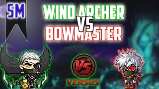 MapleStory - Bowmaster vs Wind Archer: Hits per Minute Contest!