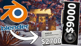 RTX 6000 Pro vs Blender - 3D Render Demo at Micro Center