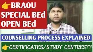 Open BEd and Special BEd Counselling Process in DR BR Ambedkar Open University@StudentUpdates247