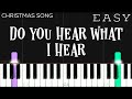 Christmas - Do You Hear What I Hear | EASY Piano Tutorial