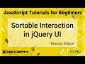 Sortable Interaction in JQuery UI