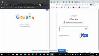Logging into Google Chrome using a non district device
