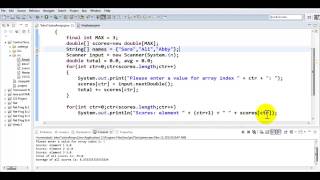 Java Tutorial - Working with Parallel Arrays