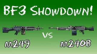 BF3 Showdown - M249 vs M240B