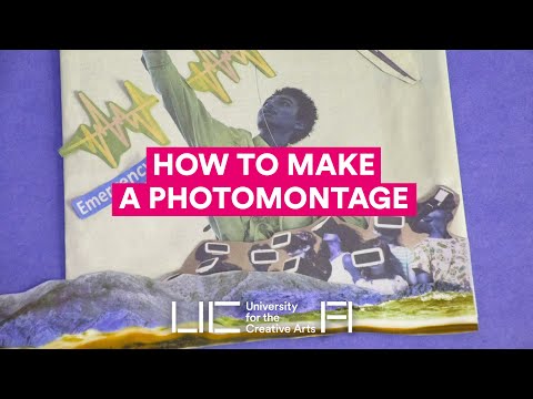 What are the 2 types of photomontage?