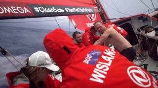 Dongfeng Race Team in the Doldrums: riding on the storm (if only)...