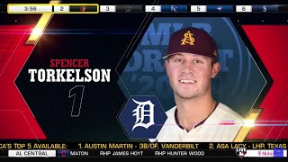 Detroit Tigers select Spencer Torkelson from Arizona State in the 1st round of the 2020 MLB Draft