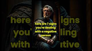 7 Signs of a Negative Person #stoicism