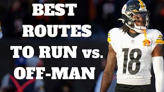 3 Best Routes To Run vs. Off Man Coverage