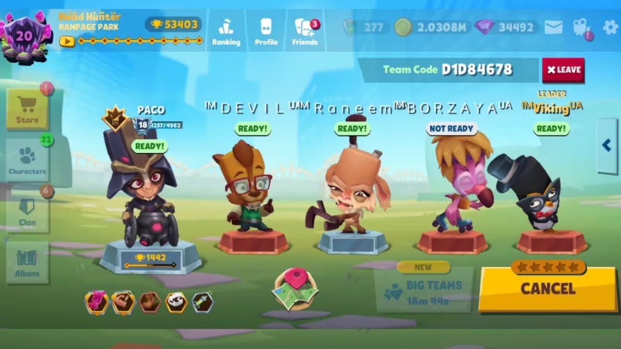 Zooba Paco Betsy Rubie Milo Fuzzy Duke All Character Skin Unlock Squad ...