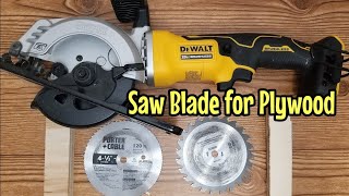 DEWALT Atomic Sub Compact Mini Circular Saw with Porter Cable 120 tooth circular blade saw