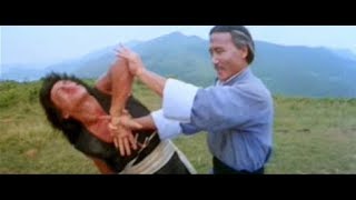 성룡 (Jackie Chan)의 손목을 합기도 관절기법으로 제압하는 황인식 Hwang In Shik