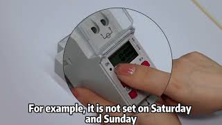 THC 15A timer switch introduction