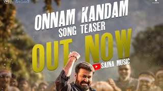 Onnam Kandam Song Teaser - Aaraattu - Mohanlal - Rahul Raj - Unnikrishnan B - Udaykrishna