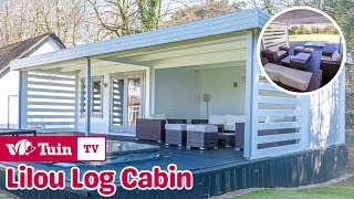 Garden Shelter and Sunken Hot Tub Deck Log Cabin | Lilou | TUIN