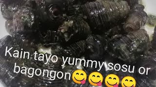 how to clean and cook black snail or bagongon ni @kuyabhuddyofficial9363