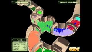 Ogre + Recast navigation Demo: Simple pathfinding