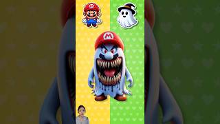 Super Mario Turns Into a Halloween Ghost #helloween #ghost #cartoon #supermario #luigi #wario