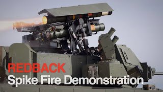 한화디펜스 Team Redback, Spike 미사일 사격 영상 공개 / Redback's Spike missile fire demonstration