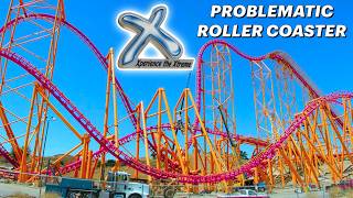 The Problematic Roller Coaster That Should Not Exist - X at Six Flags Magic Mountain