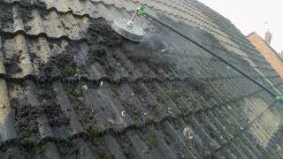 Lots of moss on this roof clean